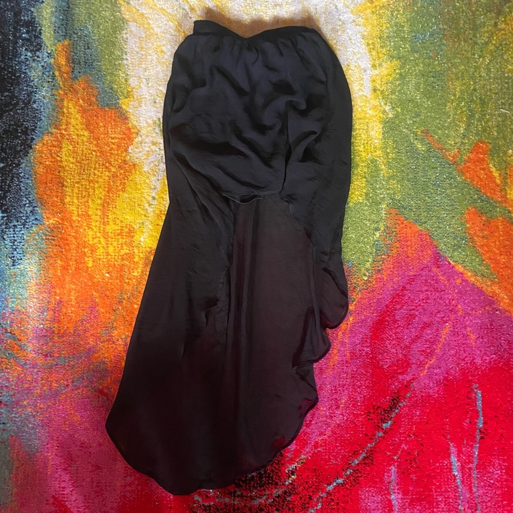 NWT - Black high-low skirt